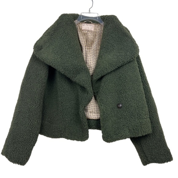 Free People Teddy Izzy Wrap Sherpa Coat - Picture 3 of 7